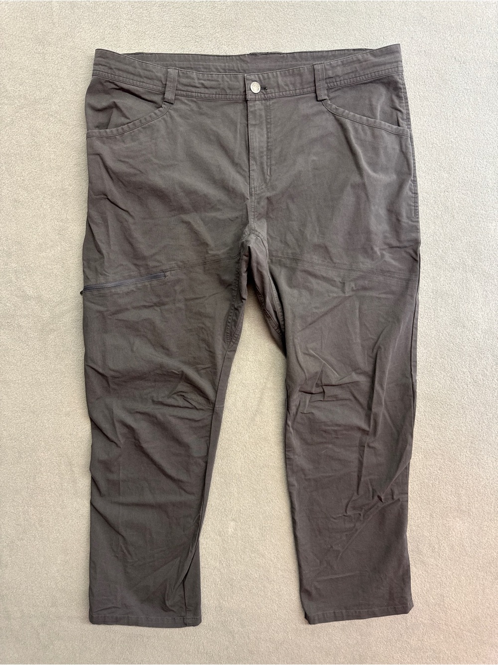 Outdoor Research Pants 40x30 Men's Rum Cotton Nylon Canvas Pockets Gray Hiking